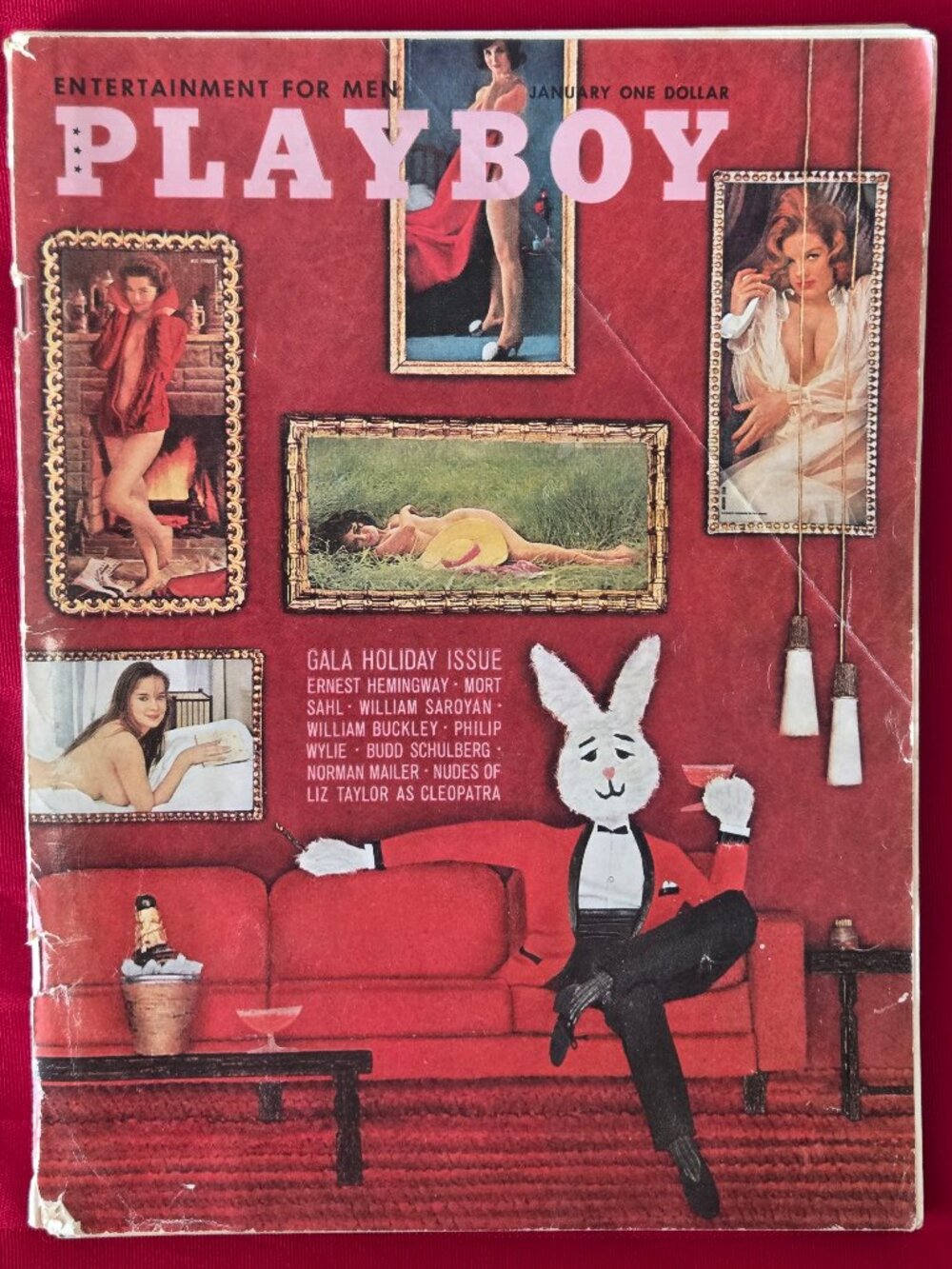 RARE, VINTAGE, JANUARY 1963 ISSUE OF PLAYBOY MAGAZINE!!!